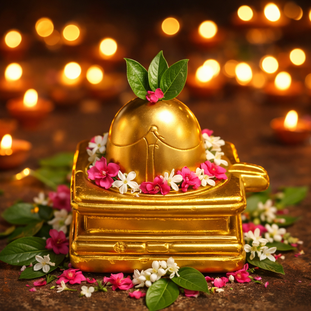 gold shivlinga - shivsiddha charitable trust.