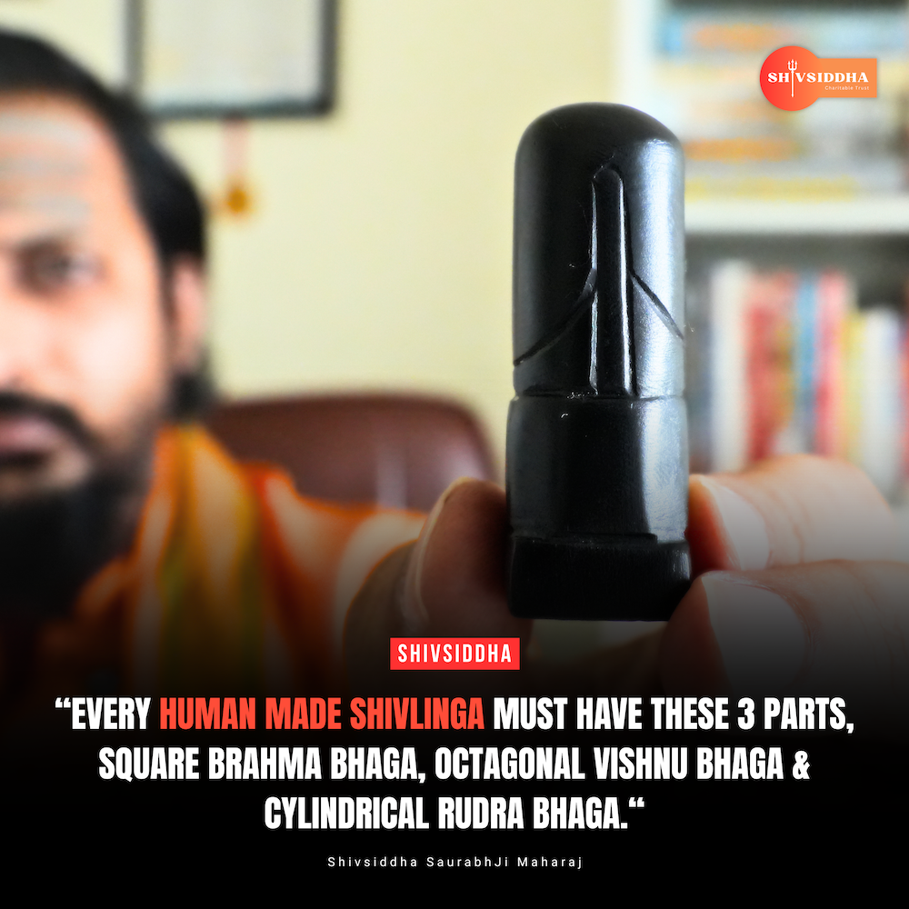 human made shivlinga - shivsiddha saurabhji maharaj