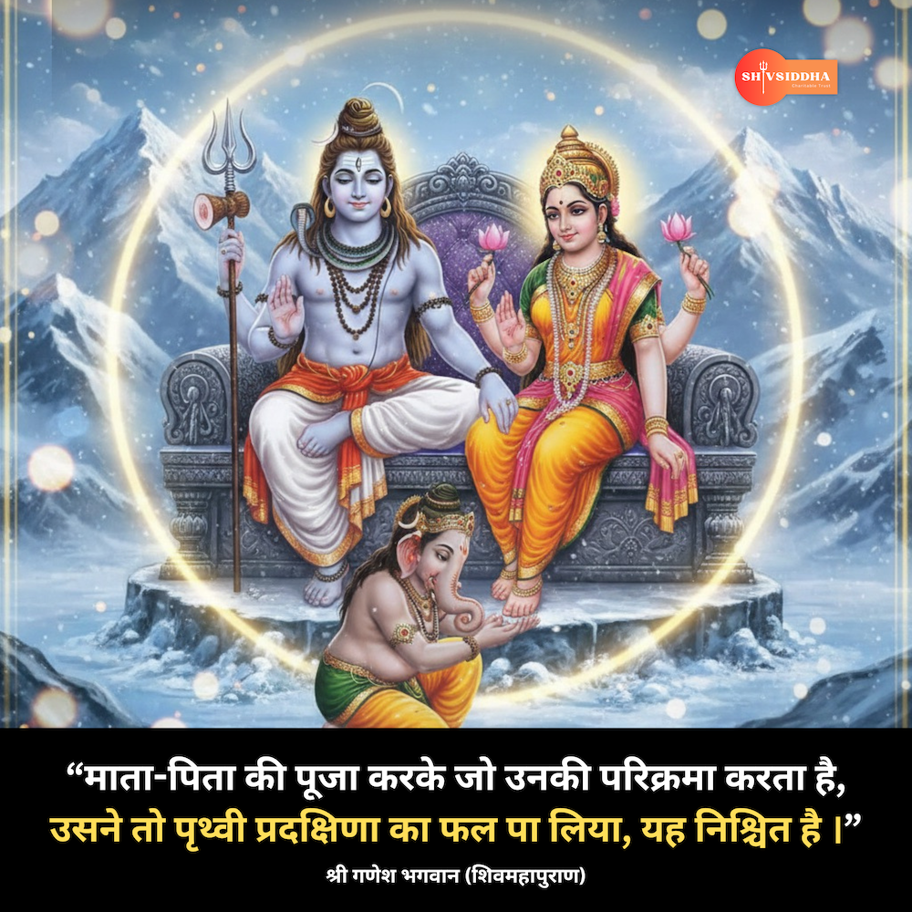 mata pita ki puja - shivsiddha saurabhji maharaj