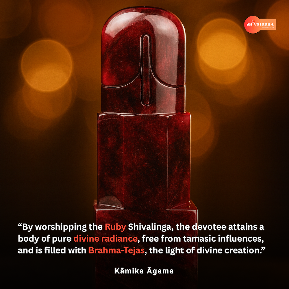 ruby shivlinga - shivsiddha charitable trust